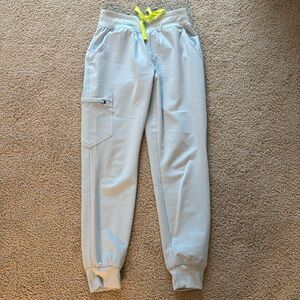 Figs XXS High Waist Petite Zamora Jogger - Open Skies